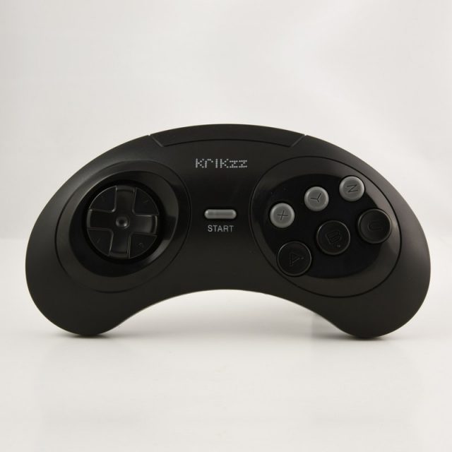 Joyzz - O Controlador Sem Fio para Mega Drive do Krikzz - Versão Preto Clássico.