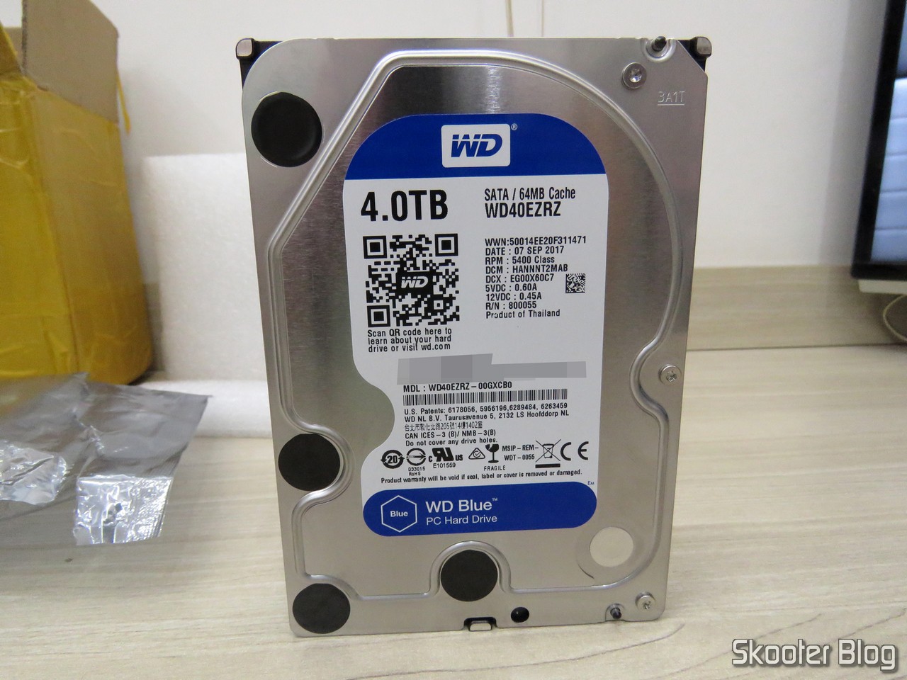 HD WD Blue, 4TB, 3.5´, SATA - WD40EZRZ | KaBuM!