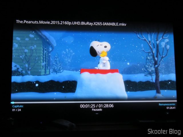 "The Peanuts Movie" em 4K HDR no Minix NEO U9-H.