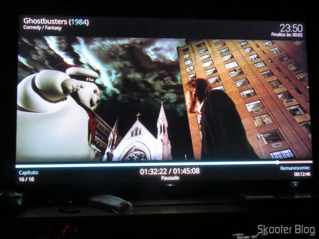 "Ghostbusters" em 4K HDR no Minix NEO U9-H.