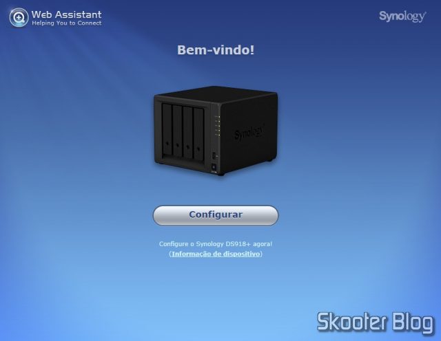 Instalando o DSM no DiskStation DS918+.