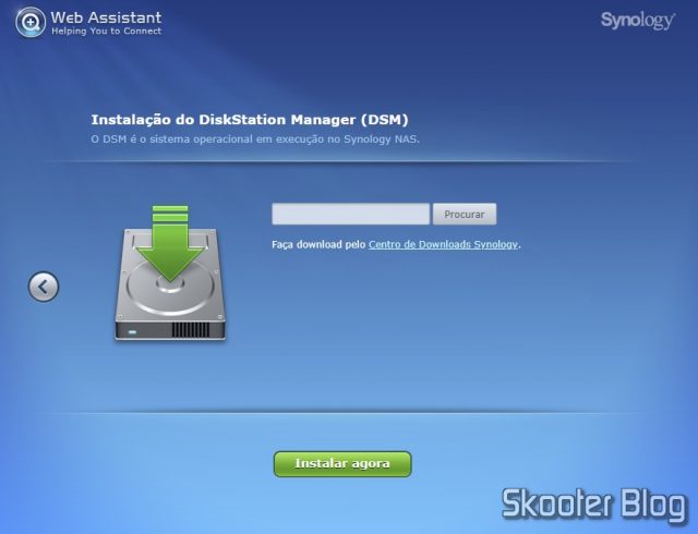 Instalando o DSM no DiskStation DS918+.