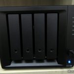 Synology 4 bay NAS DiskStation DS918+, instalado e funcionando.