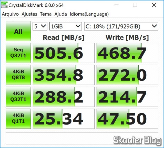 SanDisk 1TB Ultra 3D NAND SATA III SSD - 2.5-inch Solid State Drive - SDSSDH3-1T00-G25 no CrystalDiskMark.
