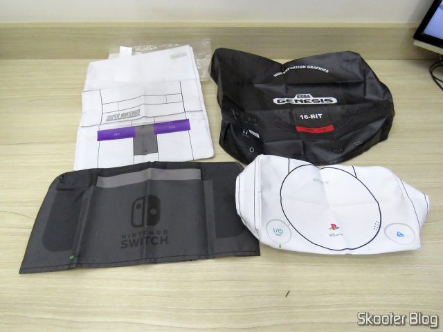 Capas para consoles de videogames do Printer Boy.