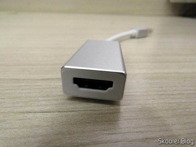 Adaptador Mini Display Port DP para Thunderbolt HDMI 2.0 4K.