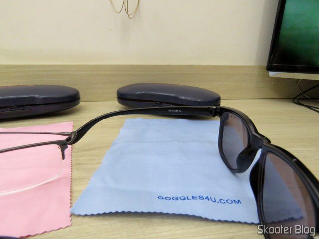 Detalhe do Óculos de Sol com Grau da Goggles4U.