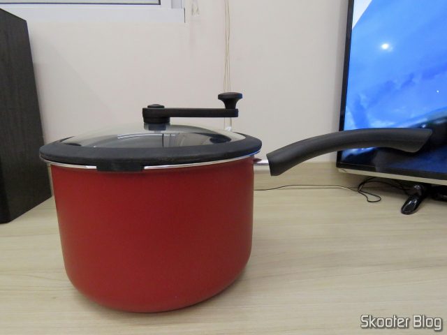Pipoqueira em Alumínio Antiaderente com 22 cm Paris Tramontina.