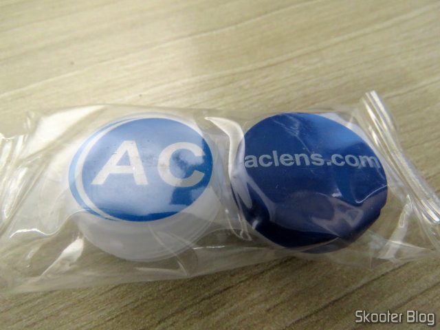 Estojo para lentes de contato da AC Lens.