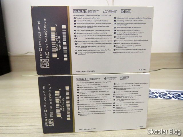 Lentes de Contato Asféricas Coopervision Frequency 55 Aspheric.