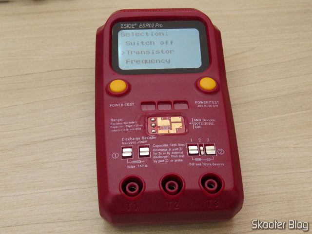 BSIDE ESR02 Pro, em funcionamento.