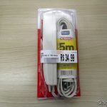 Extensão Daneva No Shock 45 Cabo PP Plano 3x0,75mm² 2P+T 10A/250V~ 5 metros.