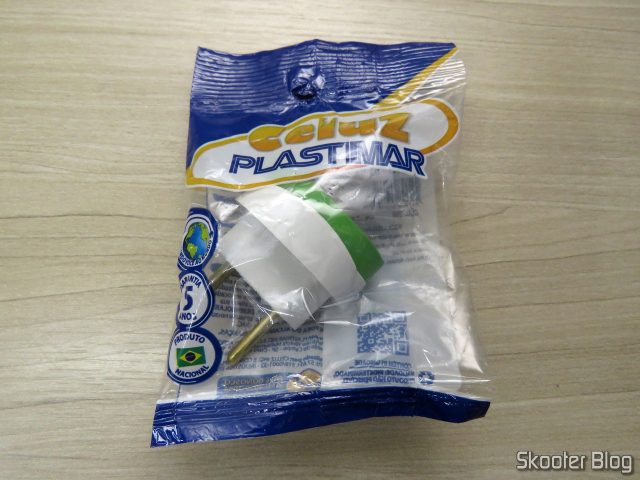 Adaptador Pino Chato Celuz Plastimar.