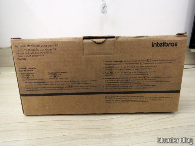 Embalagem do Intelbras TDMI 300 - Interfone/Terminal Dedicado para Condomínios