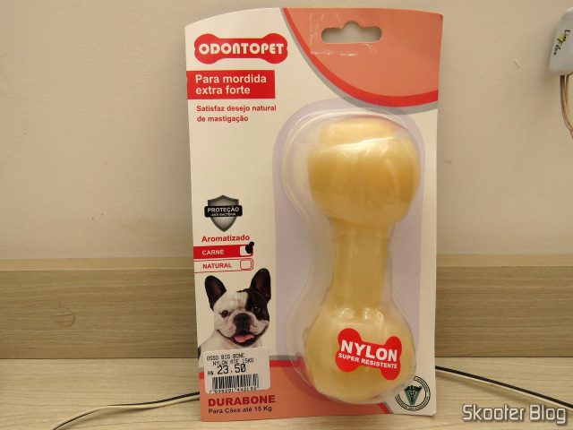 Osso Odontopet Durabone, em sua embalagem.