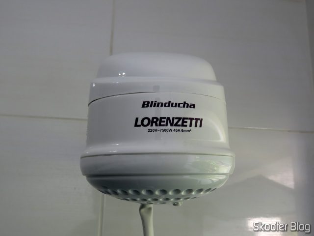 Ducha Lorenzetti Blinducha Eletrônica, instalada.