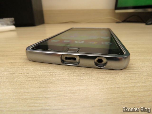 Capa-Bumper de Luxo Metálica Espelhada para Motorola Moto Z Play