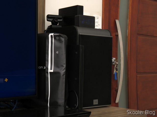 HD Externo Seagate Expansion 8TB em funcionamento.