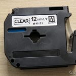 Fita para Rotulador Brother Transparente 12mm M-K131.