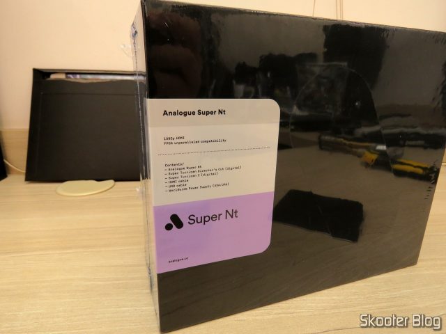 Caixa do Analogue Super Nt.