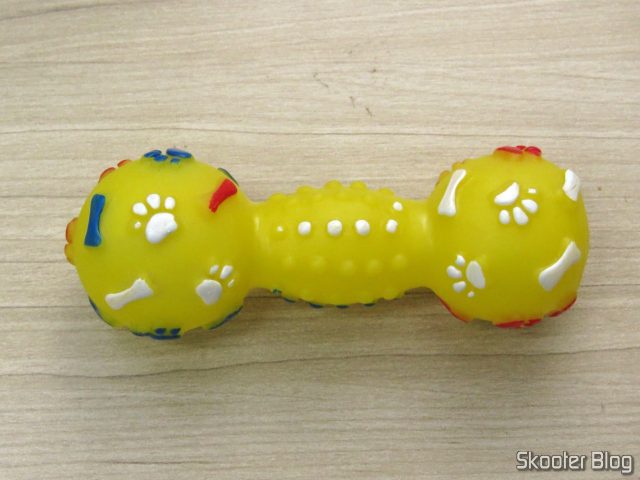 Brinquedo Halteres Bola c/ Apito