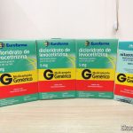 Nitazoxanida e 3x Dicloridrato de Levocetirizina - Drogaria Nova Esperança - 4º Pedido 1 caixa de Levocetirizina 500 mg com 6 comprimidos (este é o genérico do Anitta) e 3 caixas de Dicloridrato de Levocetirizina 5mg com 10 comprimidos (este é o genérico do Zyxem).