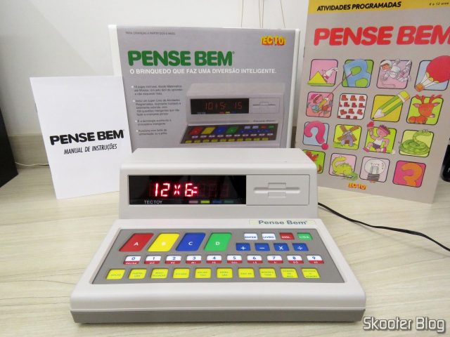 O novo Pense Bem (modelo 2018), em funcionamento.
