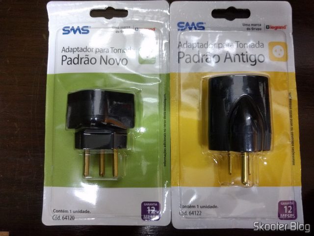 Adaptadores de Tomada SMS Padrão Novo e Padrão Antigo