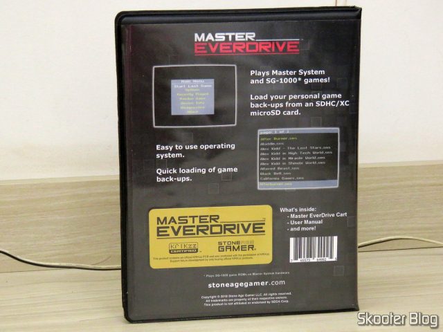 Master Everdrive X7 Deluxe, em sua caixinha.