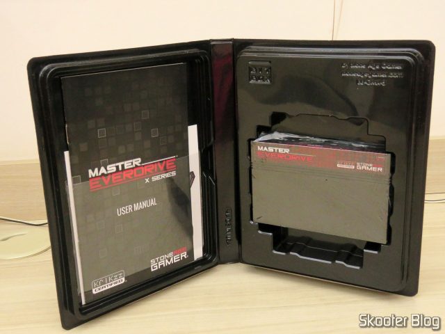 Master Everdrive X7 Deluxe, em sua caixinha.