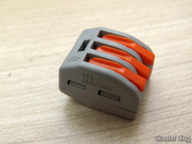 Conector Wago Borne 3 Fios.