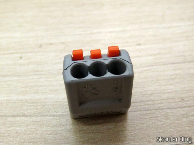 Conector Wago Borne 3 Fios.