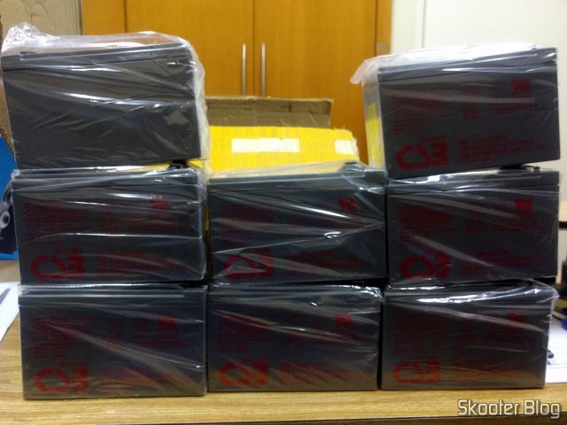 8 Baterias CSB HRL 1234W F2 12VDC 9Ah 34W