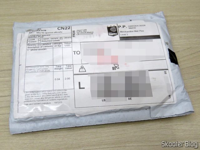 Pacote com a Capa de TPU Silicone Transparente à Prova de Choque para Moto Z Play.