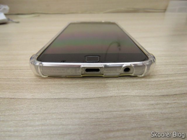 Capa de TPU Silicone Transparente à Prova de Choque para Moto Z Play.