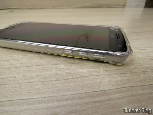 Capa de TPU Silicone Transparente à Prova de Choque para Moto Z Play.