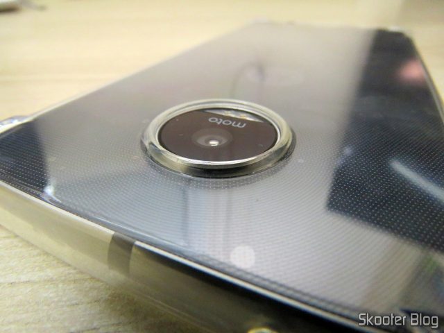 Capa de TPU Silicone Transparente à Prova de Choque para Moto Z Play.