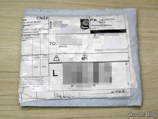Pacote com o Sandisk microSDHC Ultra UHS-1 32GB - AliExpress (original).
