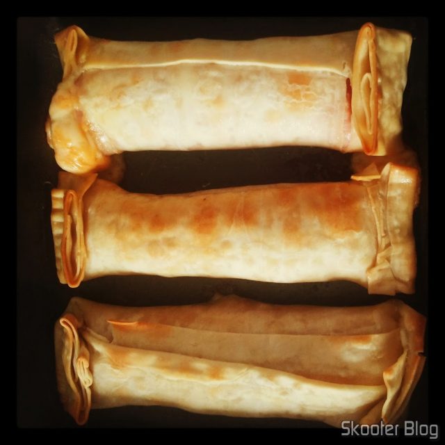 Pastel de Forno com Presunto e Queijo