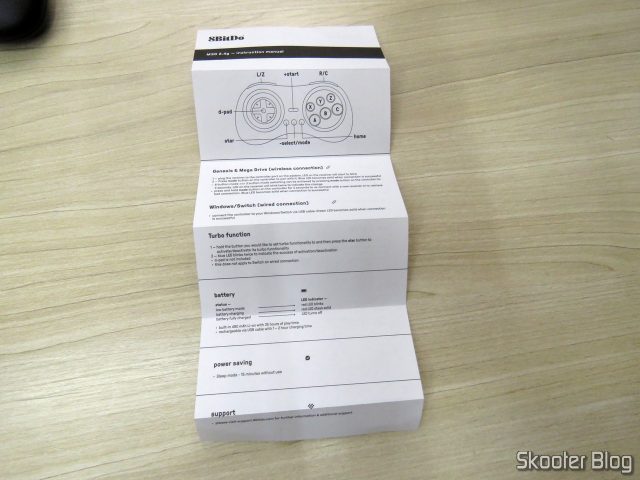Manual de Instruções do 8BitDo M30.