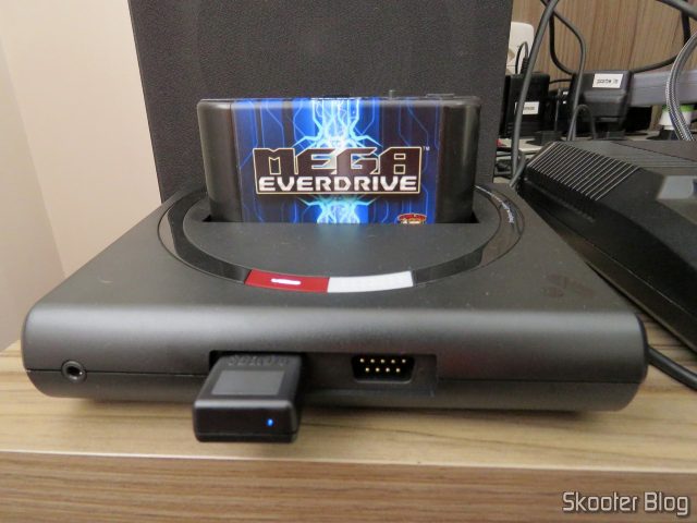 Receptor do 8BitDo M30 no Analogue Mega Sg.