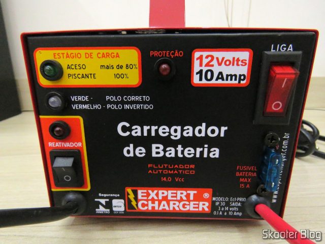 Carregador de Baterias 12V Expert Charger PR10.