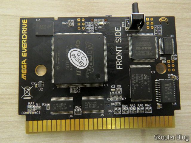 Placa do Mega Everdrive X7.