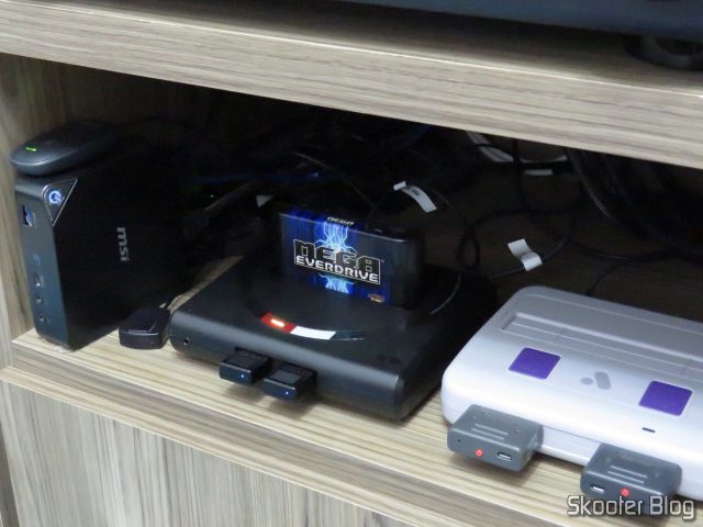 Teste da nova placa do Mega Everdrive X7 no Analogue Mega Sg.