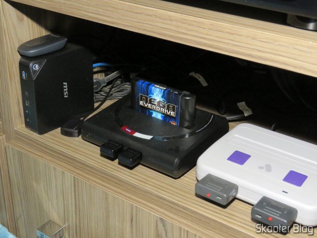 Teste da nova placa do Mega Everdrive X7 no Analogue Mega Sg.