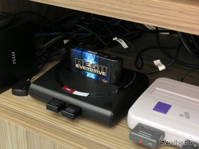 Teste da nova placa do Mega Everdrive X7 no Analogue Mega Sg.