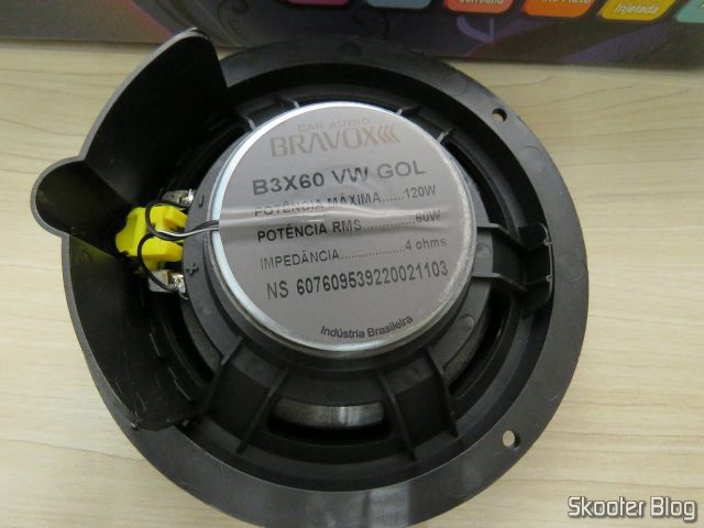 Alto Falante Triaxial Bravox Linha Original 6 Pol B3X60 VWGOL.