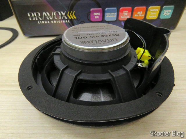 Alto Falante Triaxial Bravox Linha Original 6 Pol B3X60 VWGOL.
