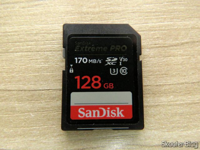 Cartão de Memória SDXC Sandisk Extreme PRO 128GB SpeedTM SDXCTM UHS-1.