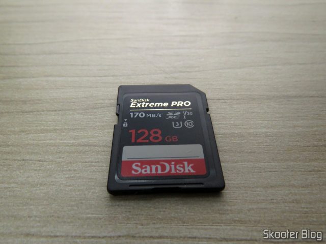 Cartão de Memória SDXC Sandisk Extreme PRO 128GB SpeedTM SDXCTM UHS-1.